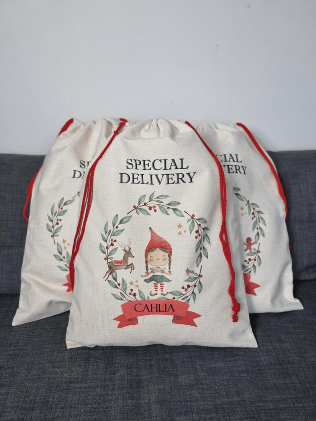 Personalised Large Santa Sack 50x68cm