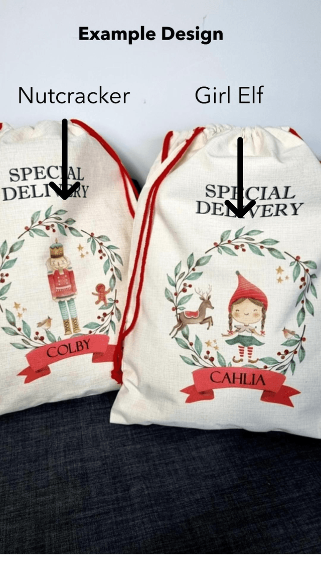 PRE ORDER Personalised Nutcracker Christmas Stocking 