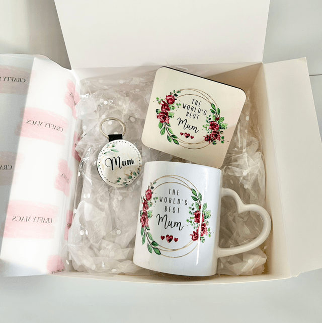 Gift Box - World's Best Mum - No Text on Box