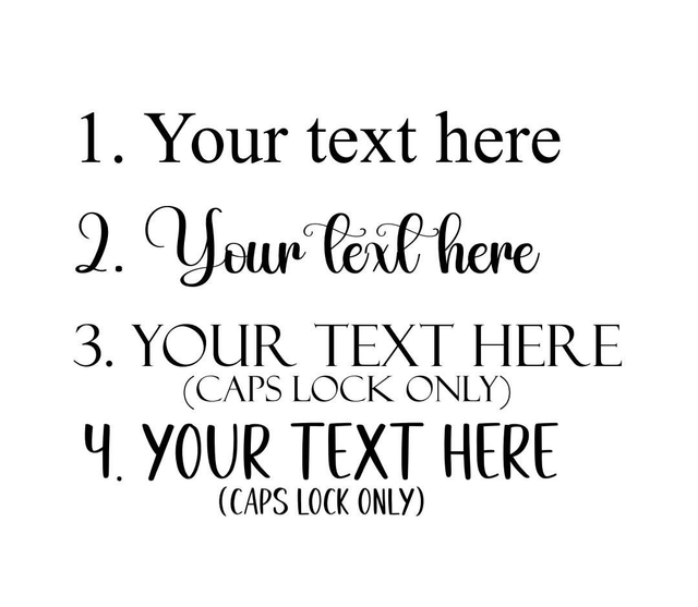 Custom Text 10cm Glass Coaster