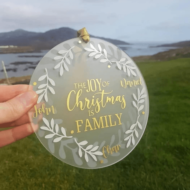 Family Christmas Hanging Decoration