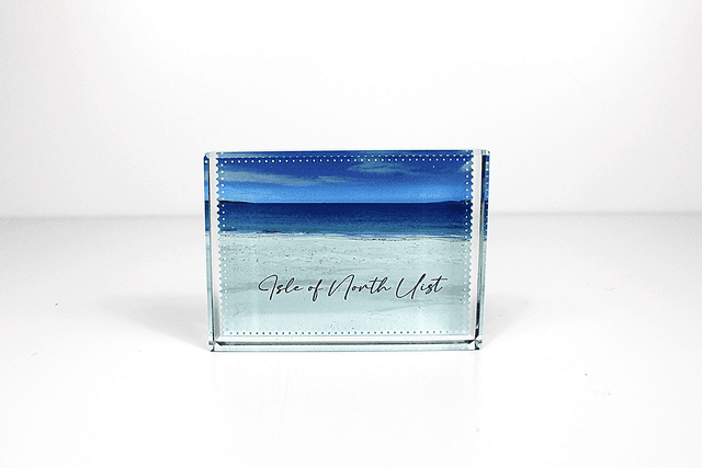 Isle of North Uist Beach Glass Block 